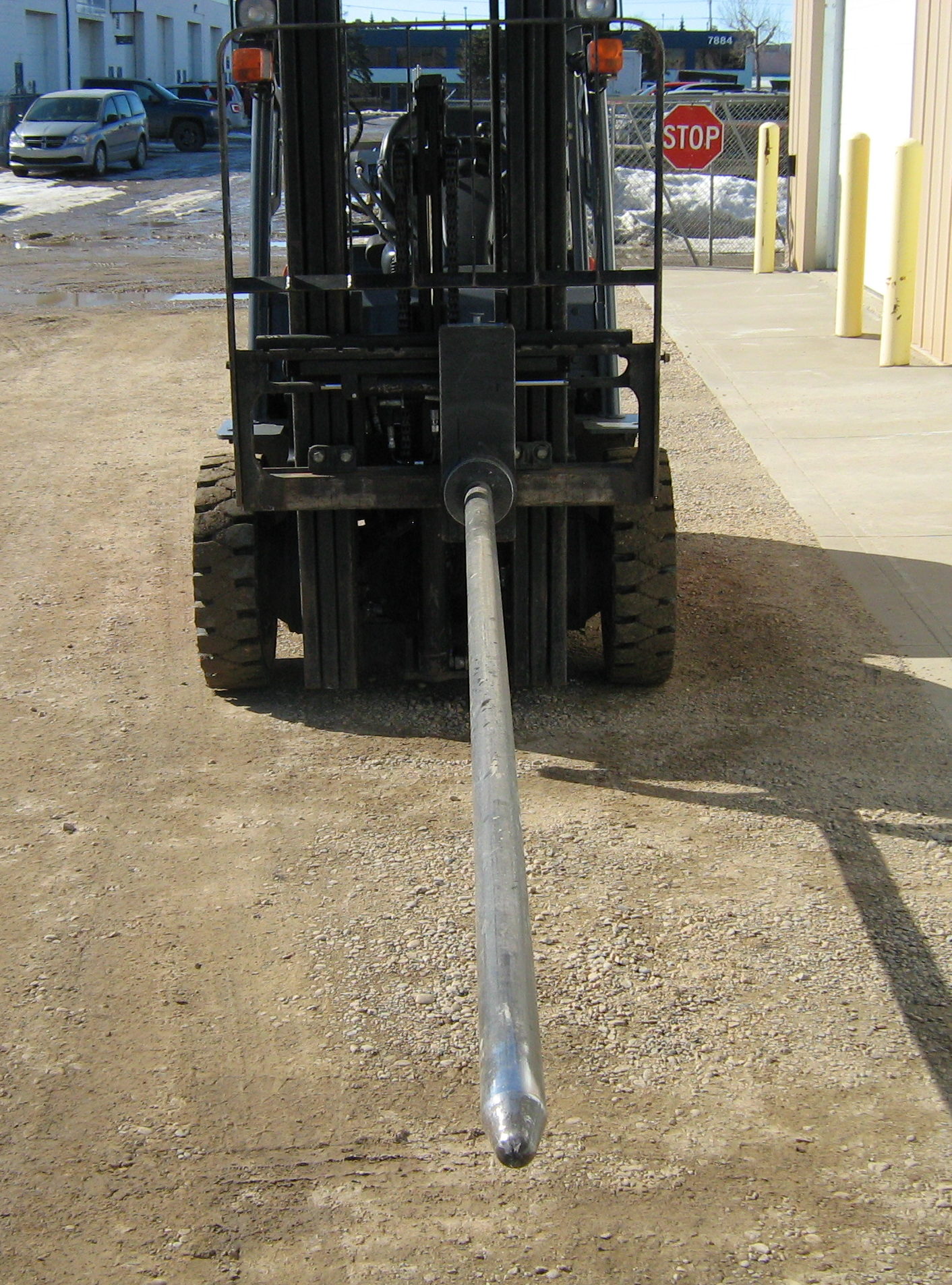 Forklift carpet poles for rent
