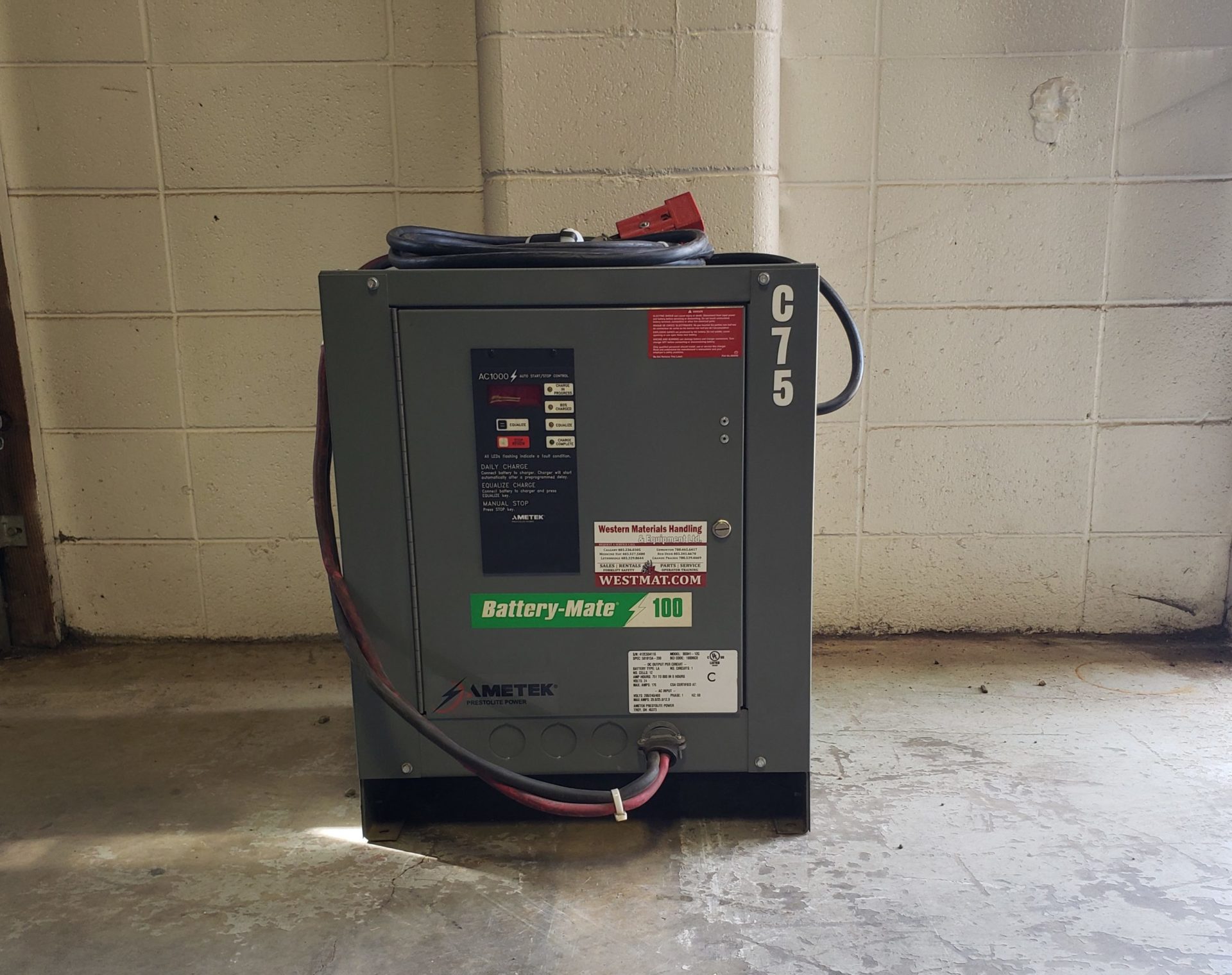 Used 24v Forklift Charger For Sale Western Materials Handling Equipment