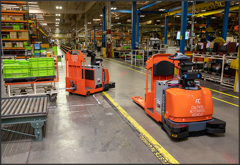 Toyota Automated Forklifts