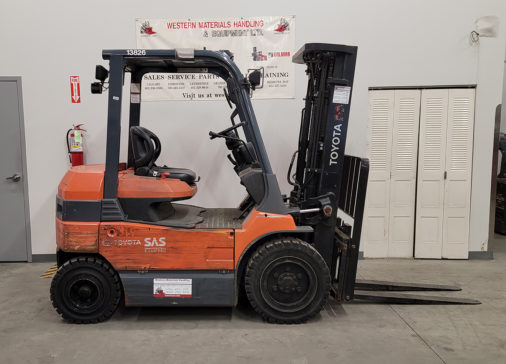 Used Toyota 7FB30 Electric Forklift- Right Side