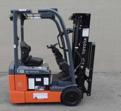 New Toyota 8FBES15U Electric Forklift - Right Side