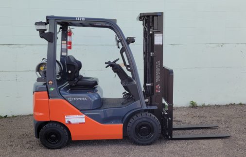 New Toyota 8FGU18 Forklift - Right Side