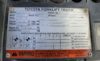 Used Toyota 8FGCU30 Forklift - Data Plate