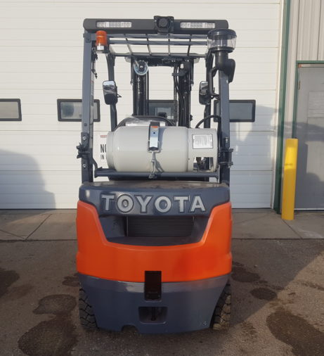 New Toyota Pneumatic Forklift - Back