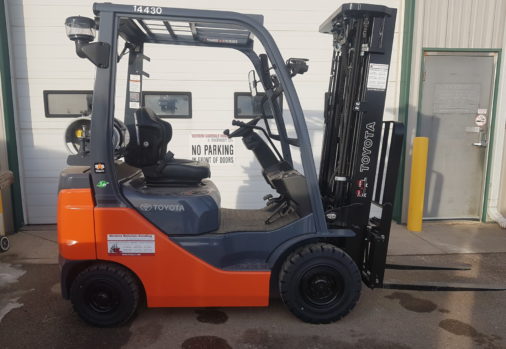 New Toyota Pneumatic Forklift- Right Side