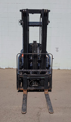 Used Toyota 3-Wheel Electric Forklift- Front