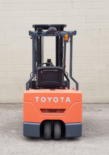 Used Toyota 7FBEU18 3-Wheel Electric Forklift - Back