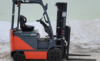 Used Toyota 8FBCU25 Electric Forklift - Right Side