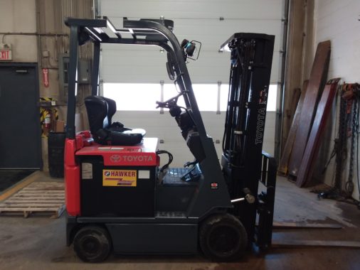 Used Toyota Electric 7FBCU15 Forklift -Right Side
