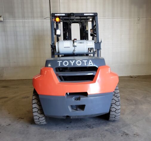 New Toyota 8FG70u Pneumatic Forklift- Back