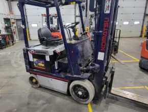Used Equipment: 1997 Komatsu 4-Wheel Electric Forklift