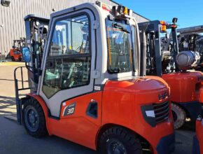 Used 2024 HELI Forklift CPCD30 KU17G3 diesel forklift for sale Edmonton Alberta WestMat Western Materials Handling