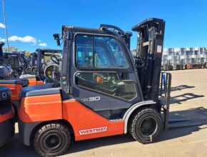 Used 2020 Toyota Forklift Forklift for sale Toyota 8FGU32 Alberta WestMat Edmonton Calgary