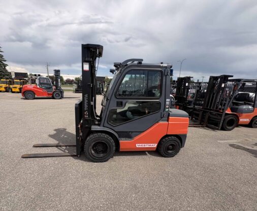 Used 2020 TOYOTA 8FGU32 Forklift Available from Western Materials Handling and Equipment in Alberta, and locations throughout Alberta