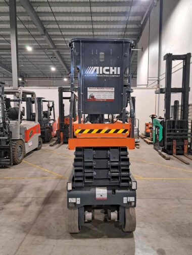 USED 2023 AICHI SCISSOR LIFT SV2632E For Sale Alberta Western Materials Handling Equipment