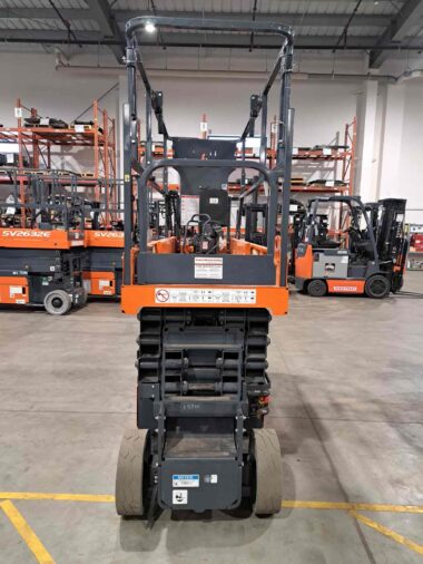 USED 2023 AICHI SCISSOR LIFT SV2632E For Sale Alberta Western Materials Handling Equipment