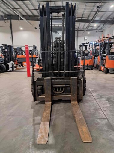 Used 2006 Toyota Forklift 7FGU45 Counterbalance Forklift For Sale Alberta Calgary Western Materials Handling WestMat