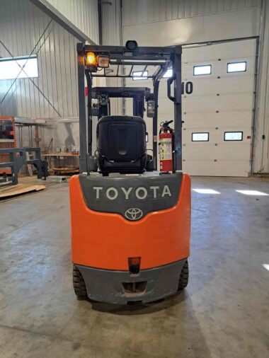 Used 2018 TOYOTA Electric FORKLIFT 8FBCU20 for sale available through WestMat in Alberta (Western Materials Handling & Equipment)