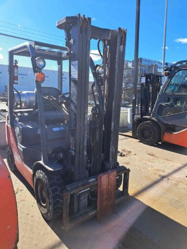 Used 2007 TOYOTA 8FGU15 Forklift for sale in Alberta through WestMat Western Materials Handling