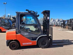 Used 2013 TOYOTA 8FGU30 Forklift for sale with Western Materials Handling & Equipment in Alberta