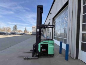 Used 2004 MITSUBISHI Electric Reach Truck For Sale Calgary Alberta WestMat Western Materials Handling