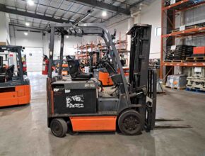 Used 2022 TOYOTA 8FBCHU25 forklift for sale Edmonton Alberta WestMat Western Materials Handling Equipment