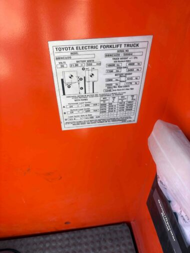 Used 2022 Toyota Stand Up Electric Reach Truck for Sale Calgary Alberta WestMat Western Materials Handling